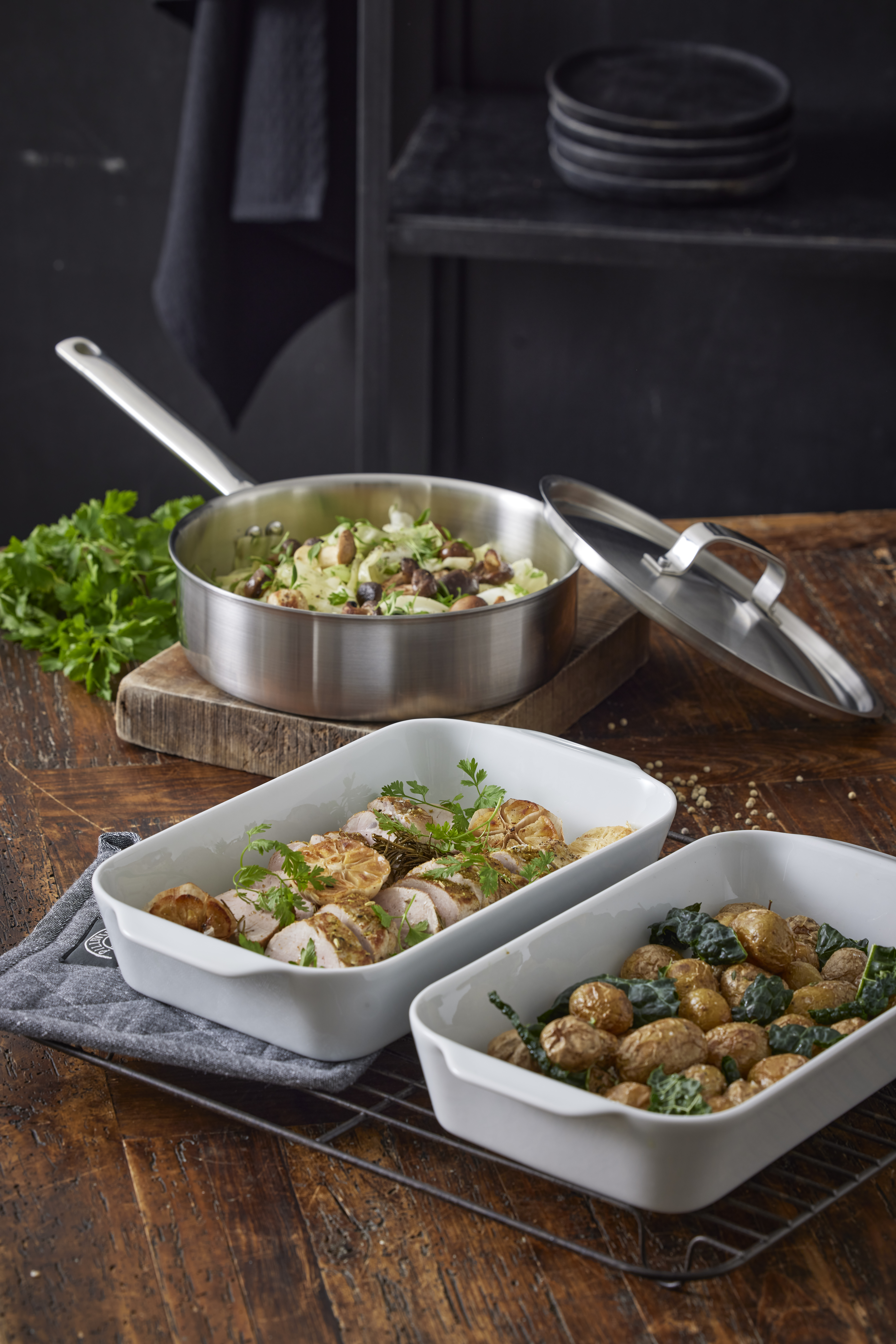 

Pillivuyt Fadsæt og Pillivuyt Gourmet Sautérpande,